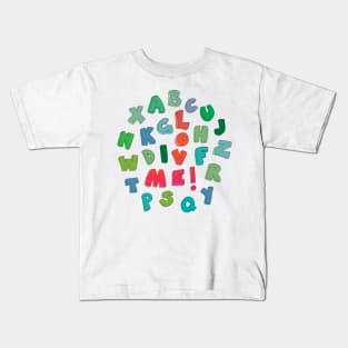 Love Me! alphabet tee Kids T-Shirt